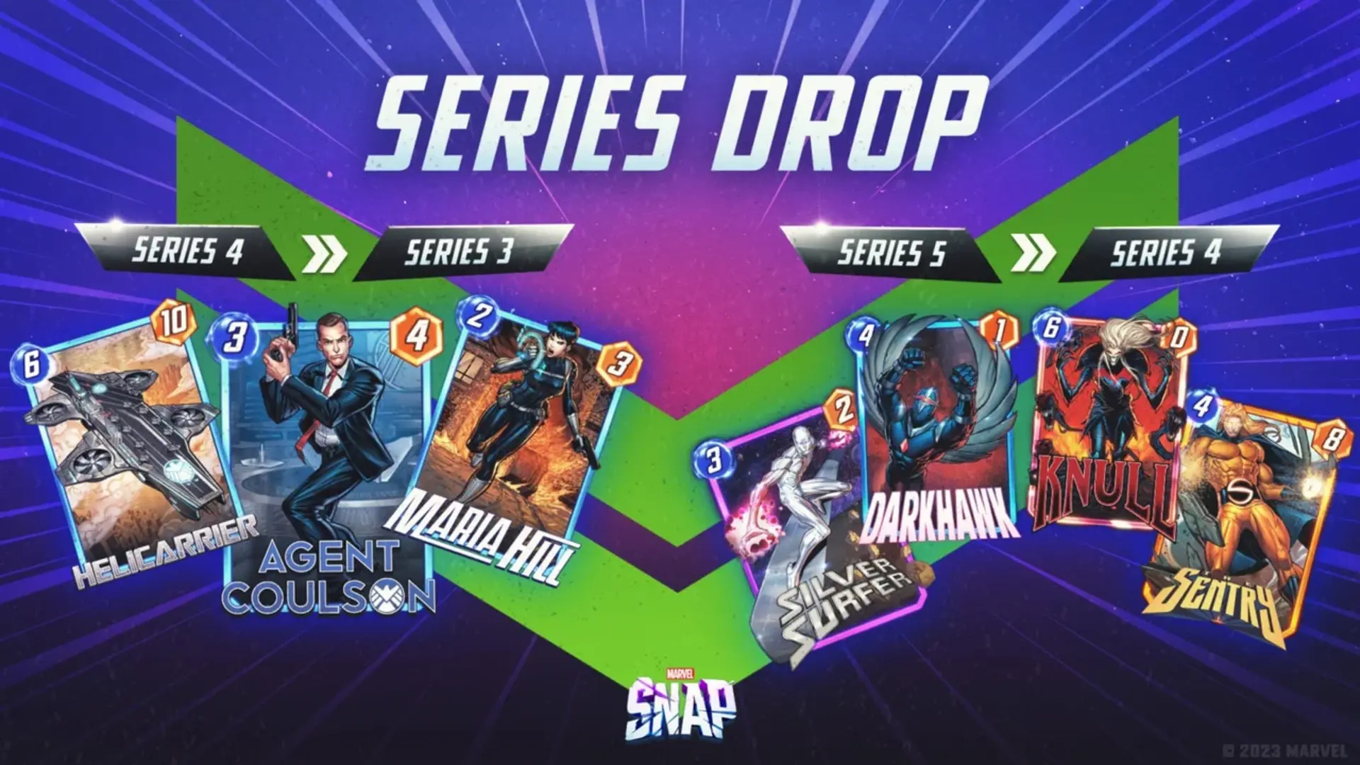 Marvel Snap Series Drops Explained