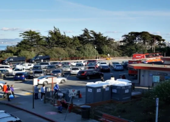 Parking Lots Near the Golden Gate Bridge